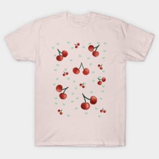 Cherries and butterflies T-Shirt